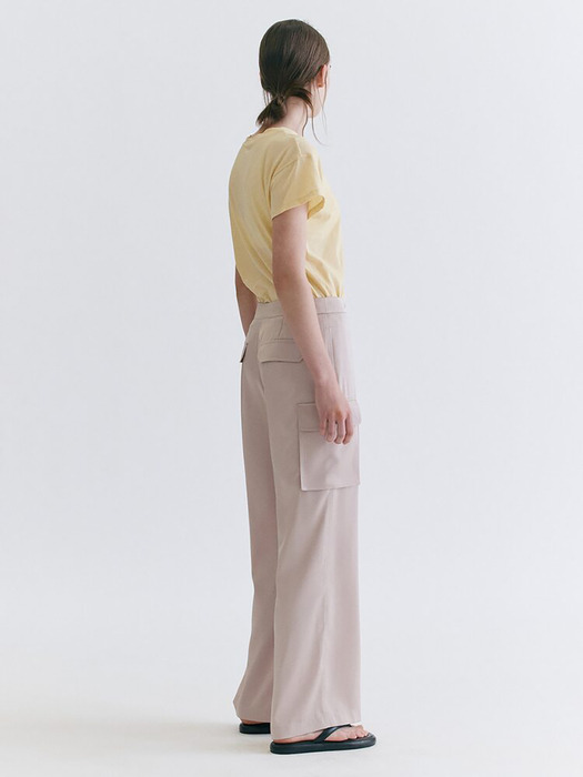 Silky Cargo Pants  Champagne (WE3621T22A)
