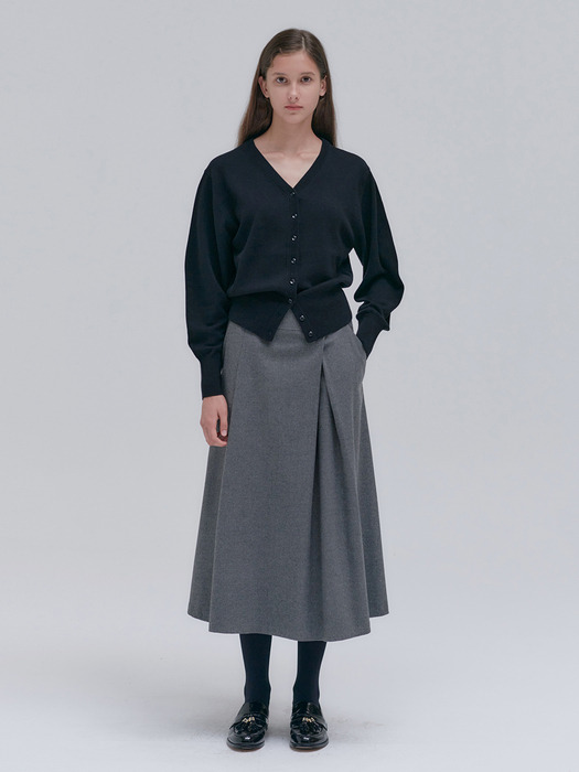 23FN unbalanced full skirt [2colors]