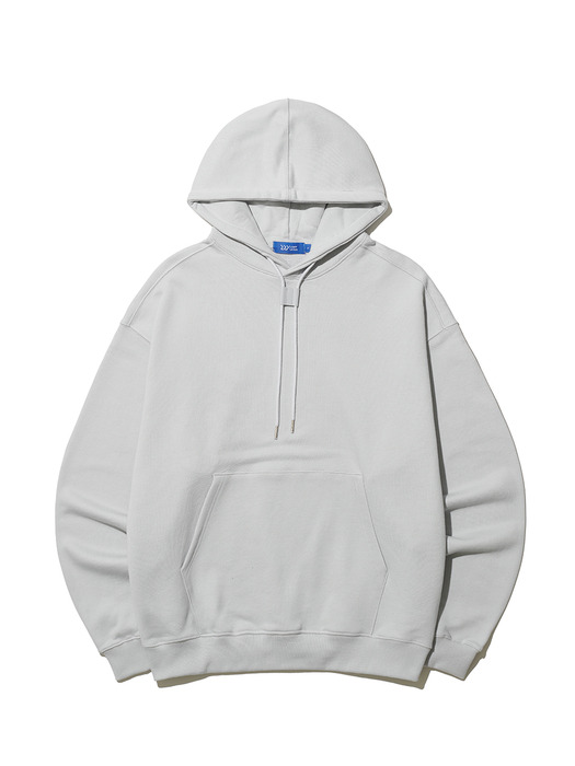 HEAVY COTTON OVER HOODIE L GREY