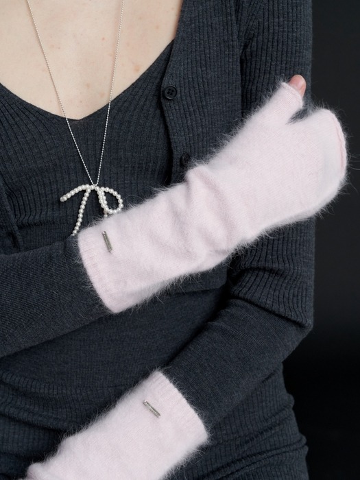 Basic Angora Arm Warmer_5COL (L234MGV010)