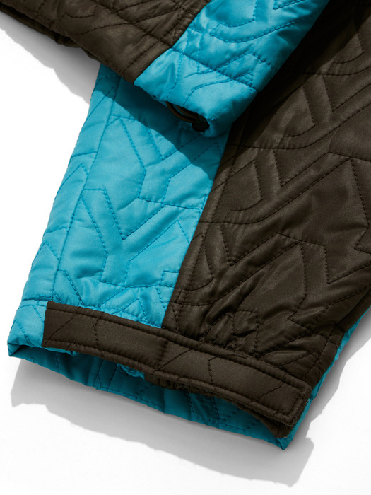 YY QUILTED BOMBER, BROWN
