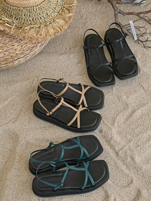 [단독]1633 Lunii Strap Sandals-3color