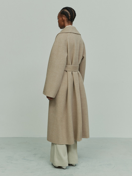 [리퍼브] CASHMERE WOOL BLEND HANDMADE COAT