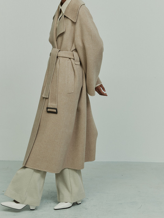 [리퍼브] CASHMERE WOOL BLEND HANDMADE COAT