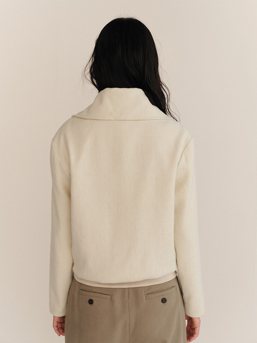 WOOL TURTLENECK CARDIGAN (IV)