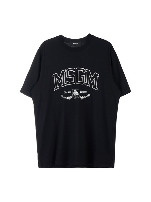 [MSGM] 로고 남성 티셔츠 3240MM181 227298 99