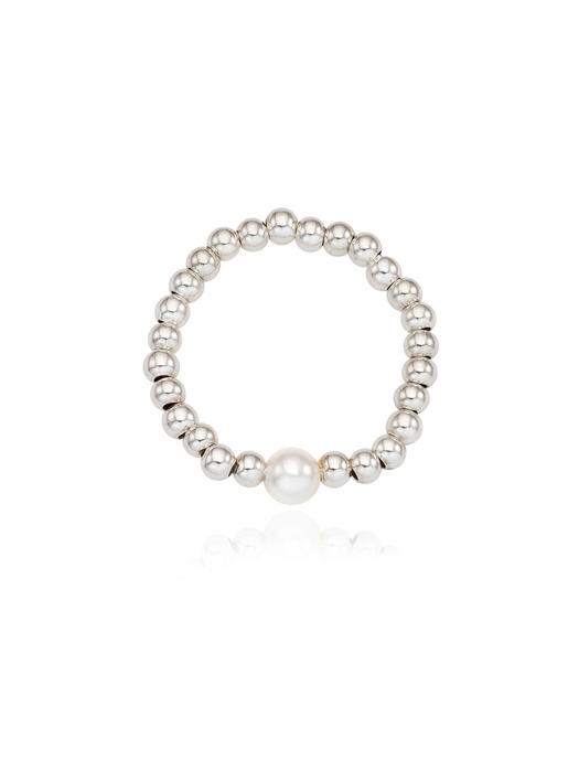 [silver925]boll pearl point ring