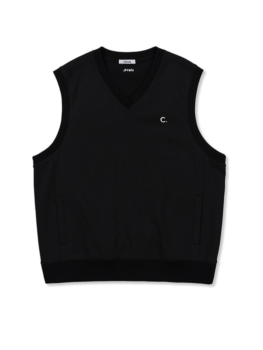 [24SS clove] Sporty Vest_Men (Black)