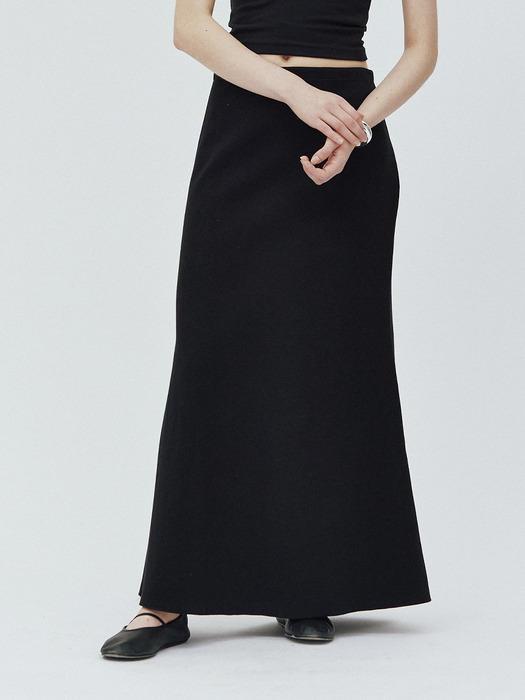 Cotton Jersey Long Skirt