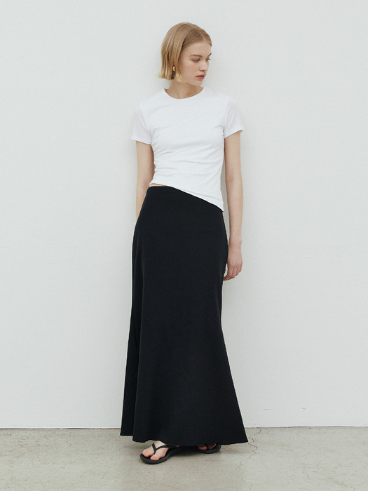 Cotton Jersey Long Skirt