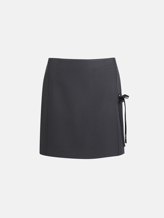 [Atelier] Ribbon Point Mini Skirt_LFKAM24810BKX