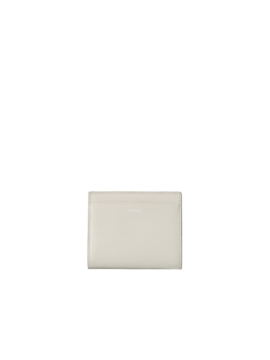 [NEW] Magpie Flap Half Wallet (맥파이 플랩 반지갑) Soft Ivory