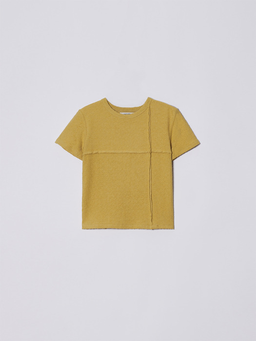 TERRY CROP TOP [YELLOW]