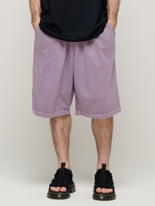 CB PIGMENT BERMUDA PERFORMANCE SHORTS (PURPLE)