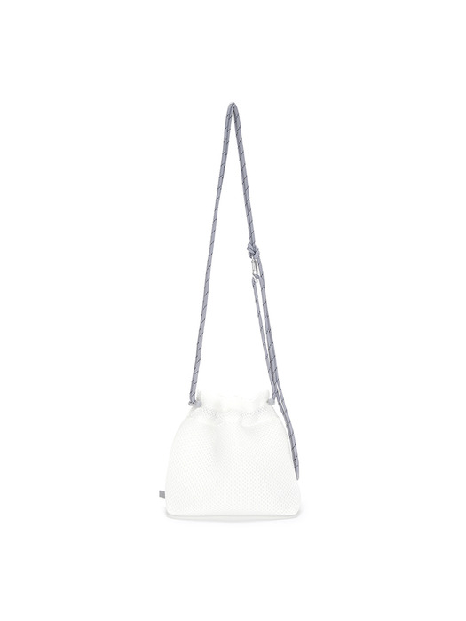 CARGO MESH CROSS BAG IN WHITE