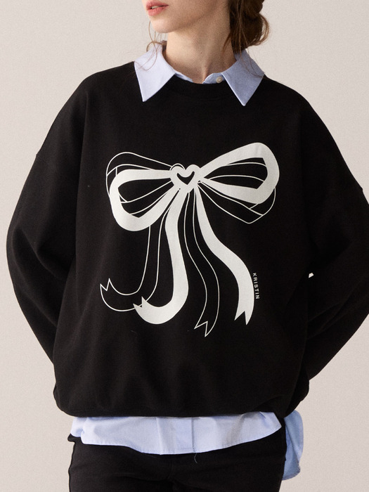 [단독]RIBON KRISTIN SWEATSHIRT_3color