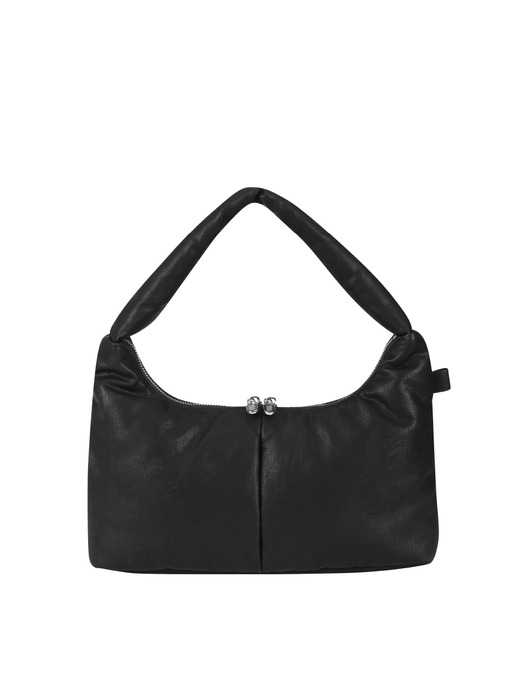 Soft Basket Hobo Bag (S)(black)