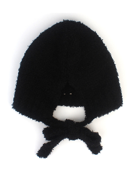 Bear Ear Fleece Black Balaclava 바라클라바