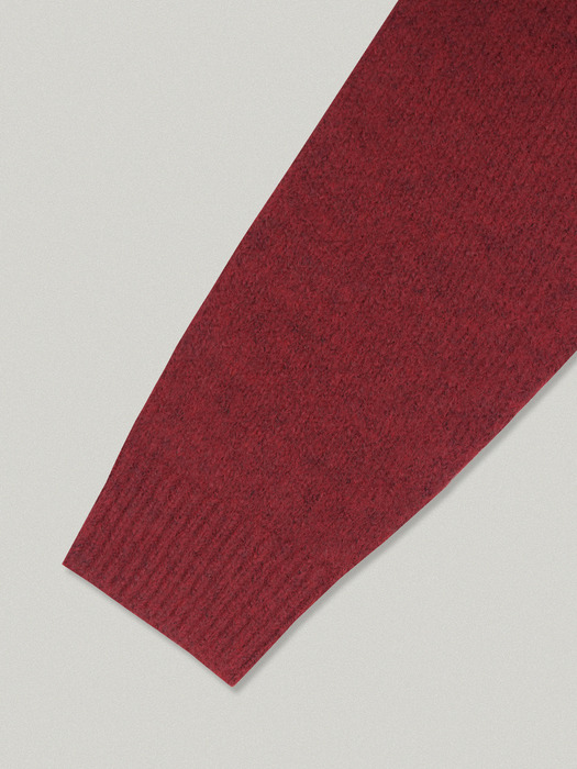 STEADY ROUND KNIT [RED]