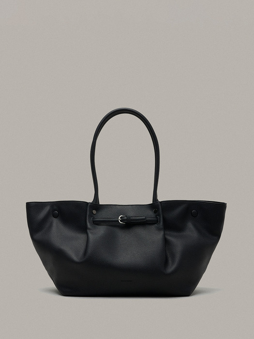 [류이서 PICK] [2차리오더] Blooming Shopper Bag Black 블루밍 쇼퍼백 블랙