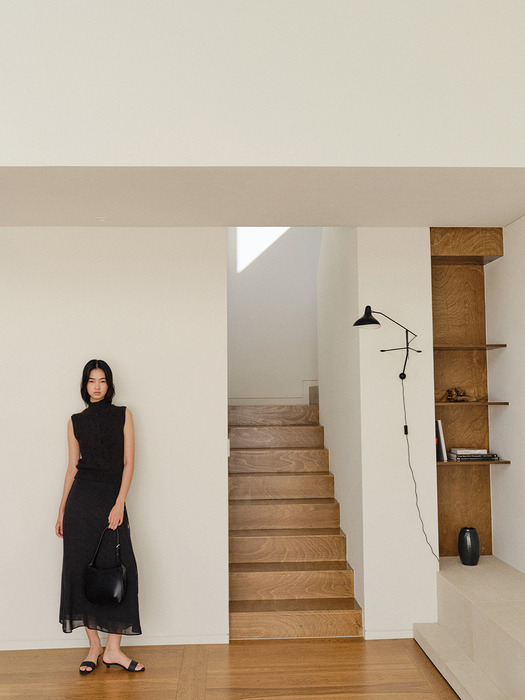 Lucius Gored Skirt Black