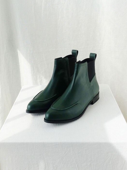 French Chelsea Boots Green