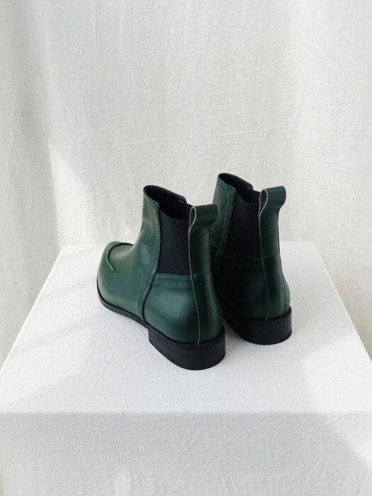 French Chelsea Boots Green