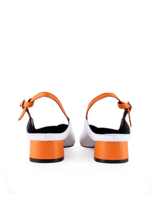 V Wave sling-back shoes-CG1016WH