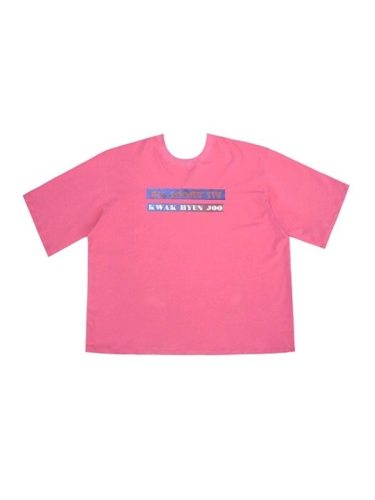 HOT PINK MAP GRAPHIC T-SHIRTS