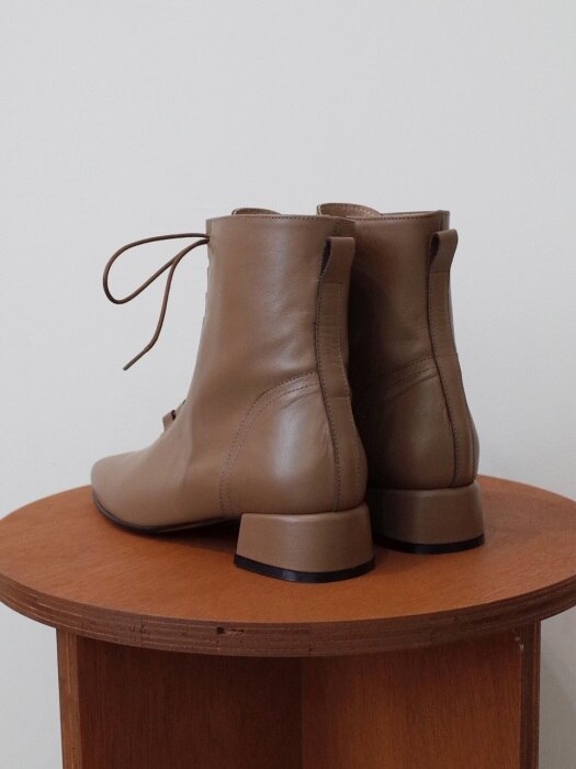 all basic lace up boots mocha brown