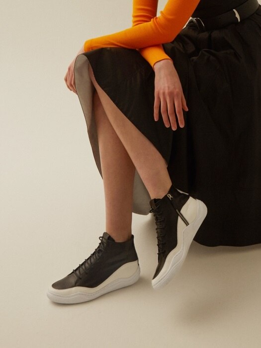 Wave High Sneakers_1033 black/white