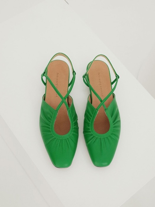 French ballet shoes Green