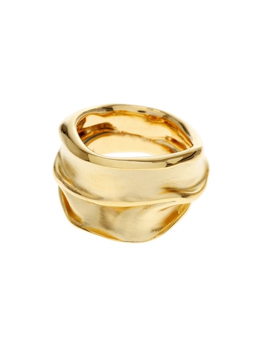 Flow Wave Bold Ring