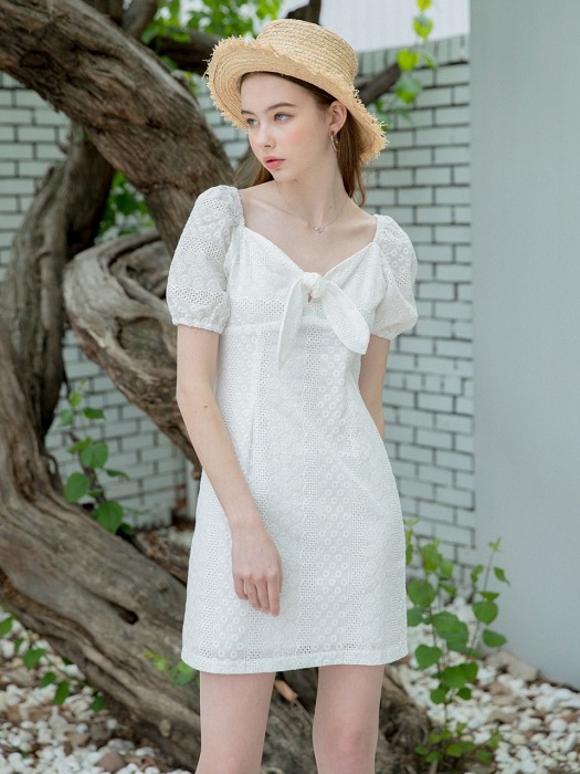 Lace Ribbon Dress