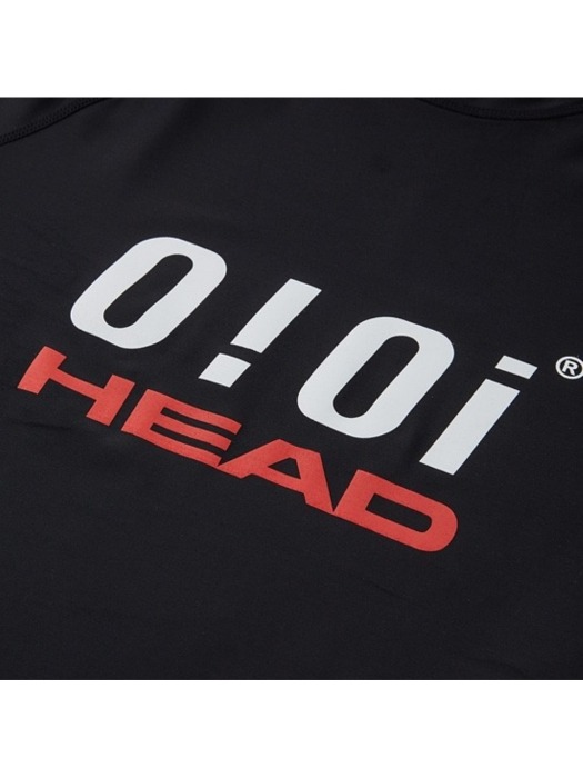 [HEAD X 5252 by OiOi] 오아이오아이여성 BASIC 래쉬가드_JOQJH19201BKX