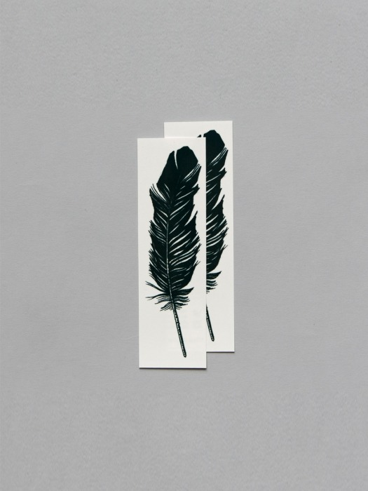 Feather Pairs 타투 스티커