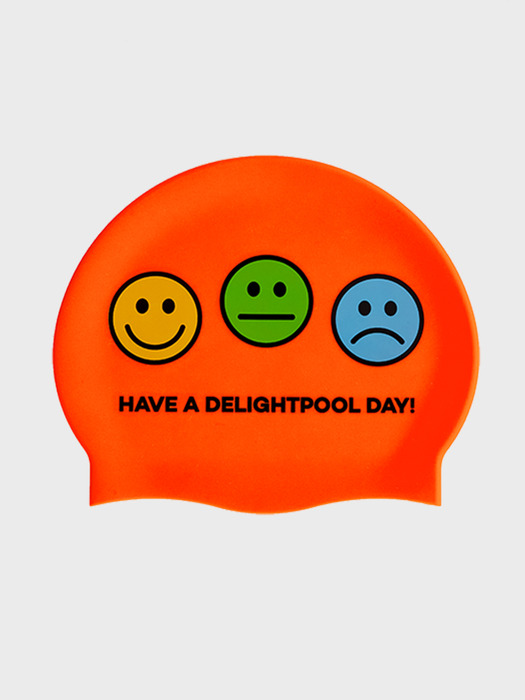 DELIGHTPOOL DAY Swim Cap - Orange