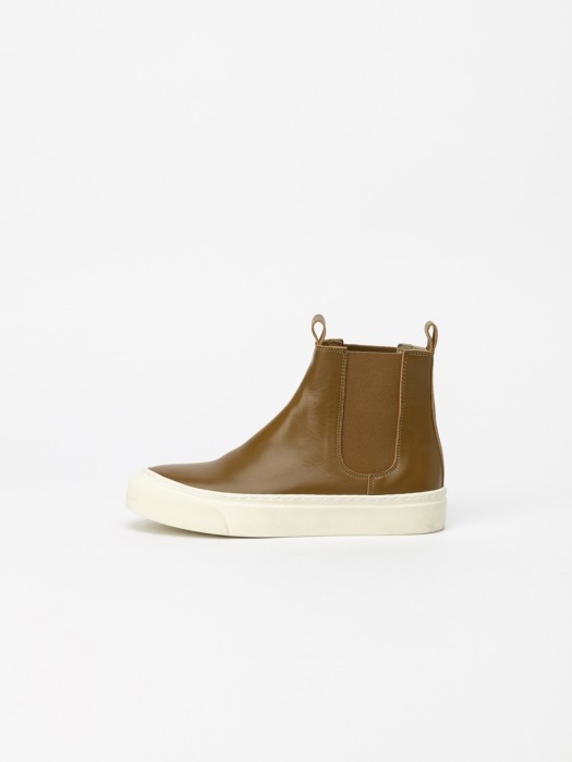 Maren Sneaker Boots in Olive Camel