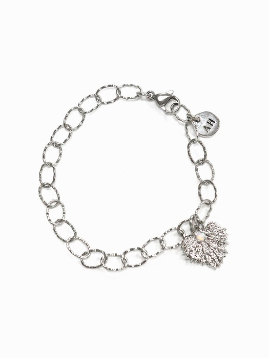 Opal petals chain bracelet (2color)