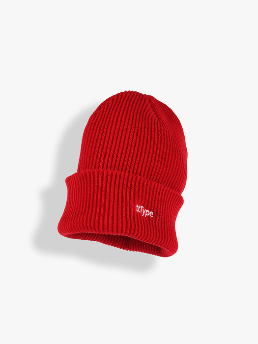 004 Beanie Type#1, Red