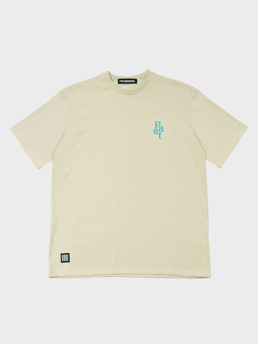 PAST STAIR GRAPHIC TEE - BEIGE