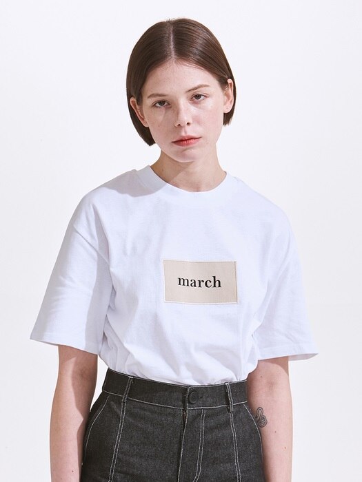 20SS MRACH PATCH 1/2 TEE WH