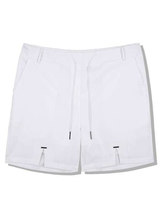 TIP STRING HALF PANTS white