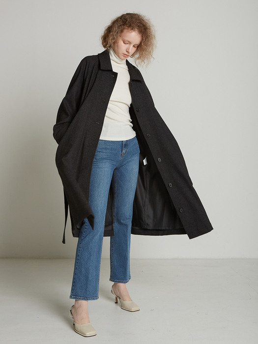 WOOL TRENCH COAT_BLACK