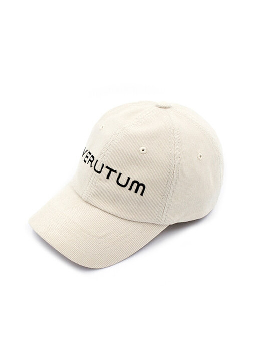 Front Logo Cap Corduroy Edition_Ivory_BC028