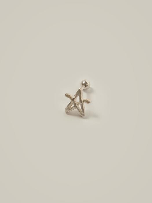 Stad small earring Silver
