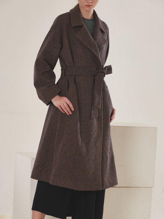 Cozy long coat(BG)