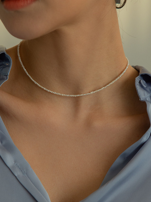 Lunne Classic Pearl Necklece (925실버)(3type)