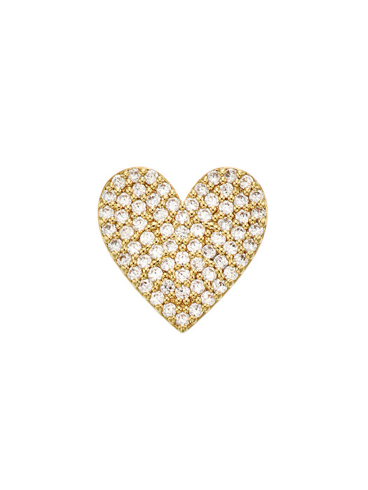 Lucy Heart Badge Brooch(M)