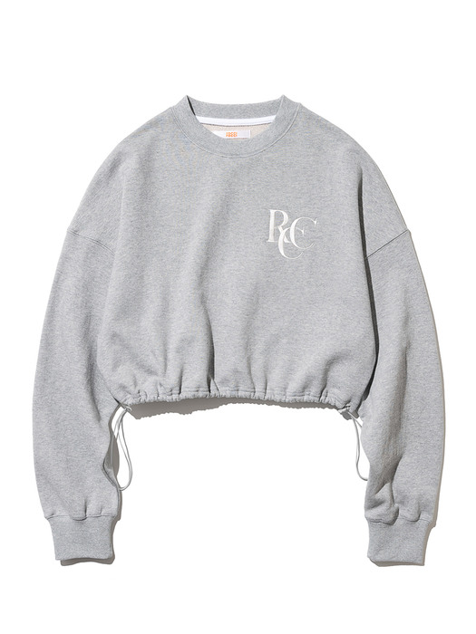 RCC Logo Crop Sweatshirt [MELANGE GREY]